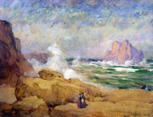 Aan de kust van Californië door William Henry Holmes