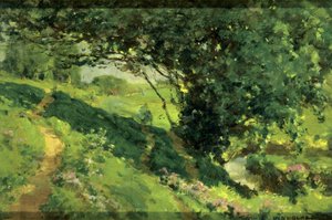 Originele schets van De rustplaats van de zwerflustigen door William Henry Holmes