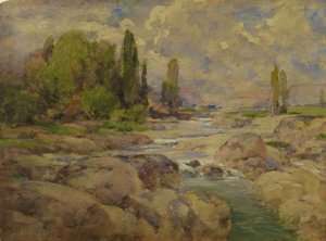 De normale rotskreek door William Henry Holmes