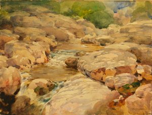 De vlakke Potomac door William Henry Holmes