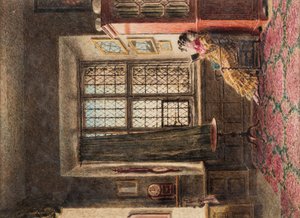 Een Interieur (Hardwick Hall) door William Henry Hunt