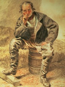 Een Oesterman, 1827 door William Henry Hunt