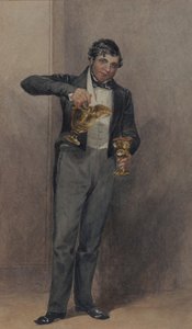 Butler, ca. 1827 door William Henry Hunt