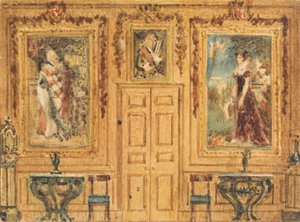 Interieur van een Kamer door William Henry Hunt