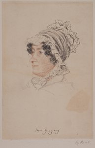 Mevrouw Hannah Gregory door William Henry Hunt