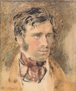 Portret van een Man door William Henry Hunt