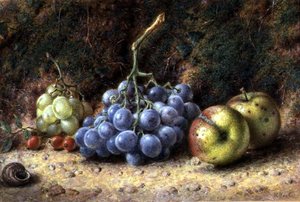 Stilleven van Fruit door William Henry Hunt