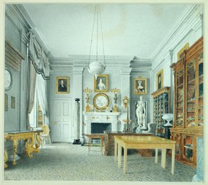 De ochtendkamer, Chatsworth door William Henry Hunt