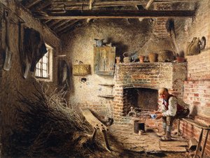 Het ontbijt van de houthakkers, ca. 1832-1834 door William Henry Hunt