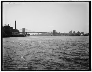 Brooklyn Bridge, New York, c.1900