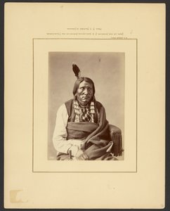 [Charge on the Hauk - (Brulé Dakota)]. door William Henry Jackson