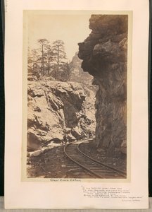 Clear Creek Cañon. Colorado door William Henry Jackson