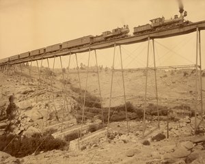 Dale Creek Bridge, Wyoming door Jackson