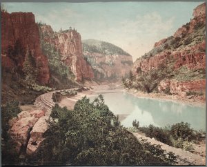 Echo Kliffen, Grand River Canyon door William Henry Jackson