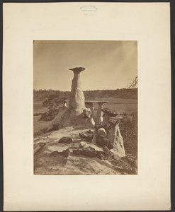Geërodeerde zandstenen, Monument Park, Colorado door William Henry Jackson