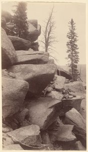 [Rotsenstudie, Green Mountain Falls, Colorado]. door William Henry Jackson