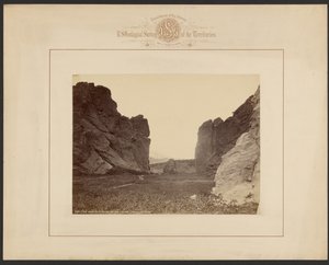 De prachtige poort -- Tuin der Goden, Colorado door William Henry Jackson