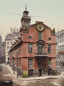 Het Oude Staatshuis, Boston, Massachusetts, c.1900 door William Henry Jackson