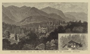 Paleis en jachthuis van de koning van Roemenië in de Karpaten