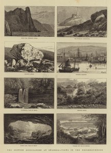 De Britse Vereniging in Swansea, uitzichten in de omgeving