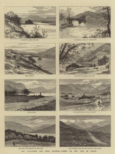 De Callander en Oban-spoorweg, uitzichten op de route