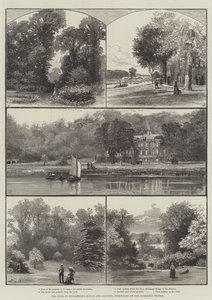 Het Huis en de Gronden van de Hertog van Buccleuch, gekocht door de Richmond Vestry