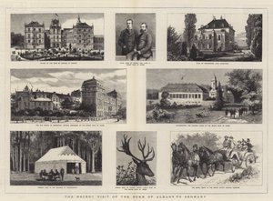 Het recente bezoek van de hertog van Albany aan Duitsland