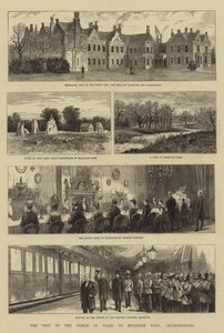 Het Bezoek van de Prins van Wales aan Bradgate Park, Leicestershire