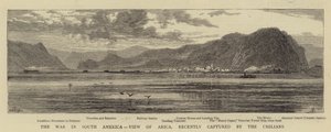 De Oorlog in Zuid-Amerika, Uitzicht op Arica, recent veroverd door de Chilenen