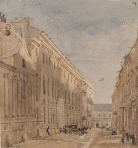 Begin van de Koningsstallen, Parijs, c.1828