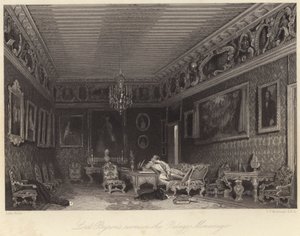 De kamer van Lord Byron in het Palazzo Mocenigo door William Henry Lake Price