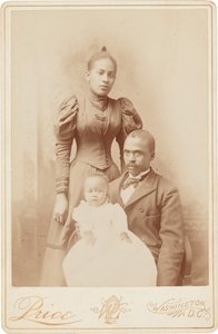 Matthew, Mary en Lawrence Taylor, ca. 1894 (foto) door William Henry Lake Price