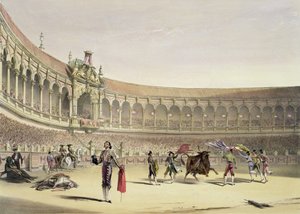 Het Plaza van Sevilla, 1865 door William Henry Lake Price