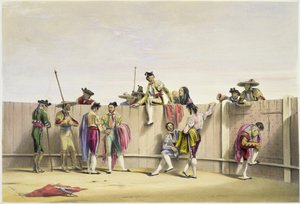 Toreros Rustend tussen de Stieren, 1865