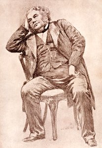 Mark Lemon, 19e eeuw redacteur van Punch magazine, 1909