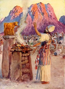 Het Gouden Kalf door William Henry Margetson