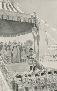 De Koningin wordt Uitgeroepen tot Keizerin van India in Delhi