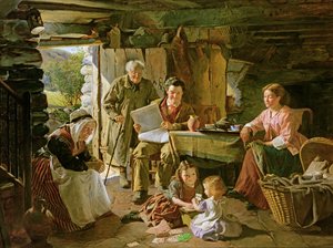 Interieur van een Cottage door William Henry Midwood