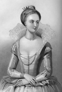 Anna van Denemarken 1665-1714, koningin-gemalin van koning Jacobus I, 1851 door William Henry Mote