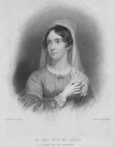 De Edele Anne Isabella Lady Noel Byron, vrouw van dichter George Gordon Byron door William Henry Mote