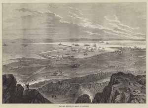 De nieuwe haven van toevlucht in Holyhead door William Henry Pike