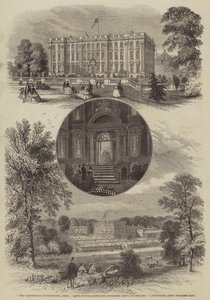 Het bezoek van de koningin aan Warwickshire door William Henry Prior
