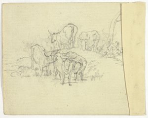 Vee (recto); De charlatan (verso) door William Henry Pyne