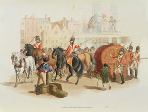 Het loterijwiel, gegraveerd door de kunstenaar, 1805