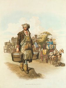 Waterdrager, 1808 door William Henry Pyne
