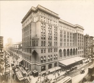 Market Street op 12th, 1912 (fotografische afdruk)