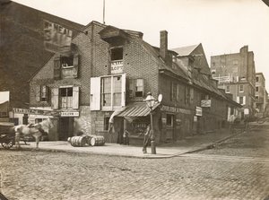 Race Street Wharf, Delaware Avenue bij Race Street, 1867 door William Herman Rau