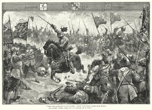 De Slag Bij Naseby door William Heysham (after) Overend