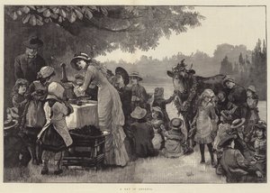 Een Dag in Arcadië door William Heysham Overend