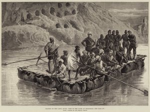 Boottocht op de Cabul-rivier, bezoek aan de grotten bij Chicknour door William Heysham Overend
